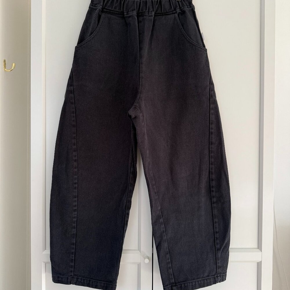 Le Bon Shoppe Arc Pants in Black Canvas - Size S